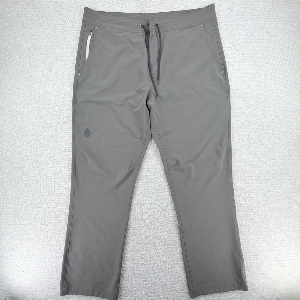 Stio CFS Board Pants Mens 38x30 Gray Stretch Quick Dry Hiking Fishing UPF 50
